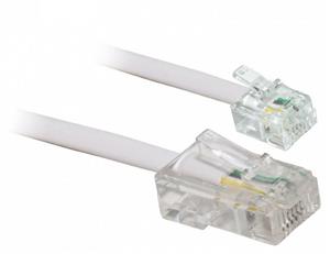 (ONE-NZ)-RJ11/RJ45-Patch-Lead-White-1.5m-(35500)