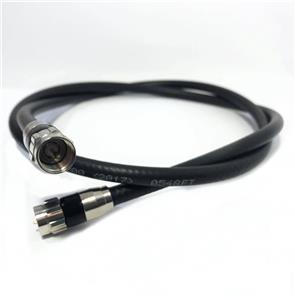 (ONE-NZ)-Fly-Lead-36--Black-RG6-TRIShield-(77-braid)-cable-2-x-PPC-Signal-Tight-connectors-already-installed.-(35328)