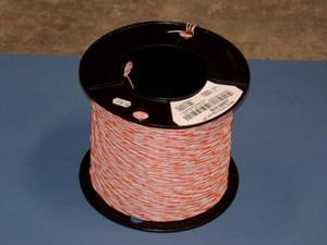 Cable-Jumper-Wire-Orange/White-0.5mm-2c-TAC-PVC-NY-(reel/1000m)-(31699)