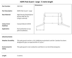 (OS)-HDPE-Pole-Guard---Large---5-metre-Length-(Quantities-less-than-10)-(35114)