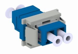 A13941-000-(F)-OC-ADK-L1-L1-NNCD-LC/PC-BLUE-Duplex-Adapter-and-retainer-clip-(single-piece)-(33886)
