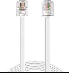 (ONE-NZ)-RJ11/RJ11-Patch-Lead-White-2m-(35503)