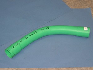 Duct-Bend-Chorus-50mm-45deg-R200-L595-green-(30561)