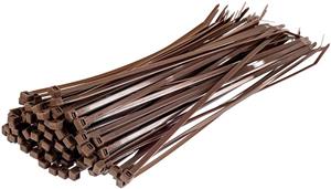 Cable-Tie-Outside-Serrated-2.5-x-100mm-Brown-(pck/200)-(31009)